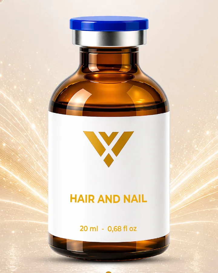IVIXIR Hair and Nail Cocktail — biotin, zinc and B-vitamin hair and nail care concept