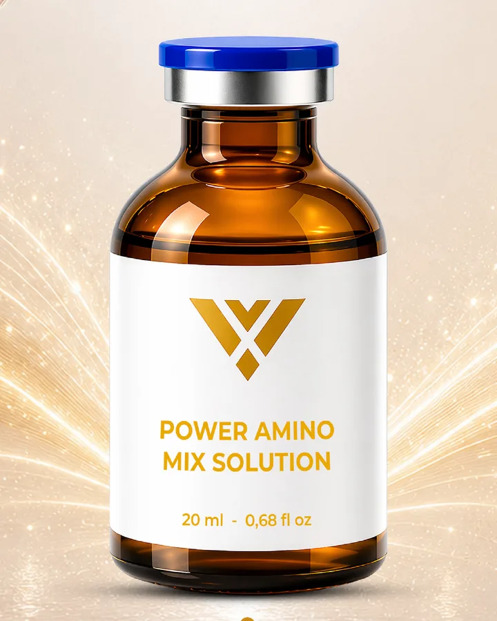 IVIXIR Power Amino Mix Solution — five amino acid complex anti-aging care concept